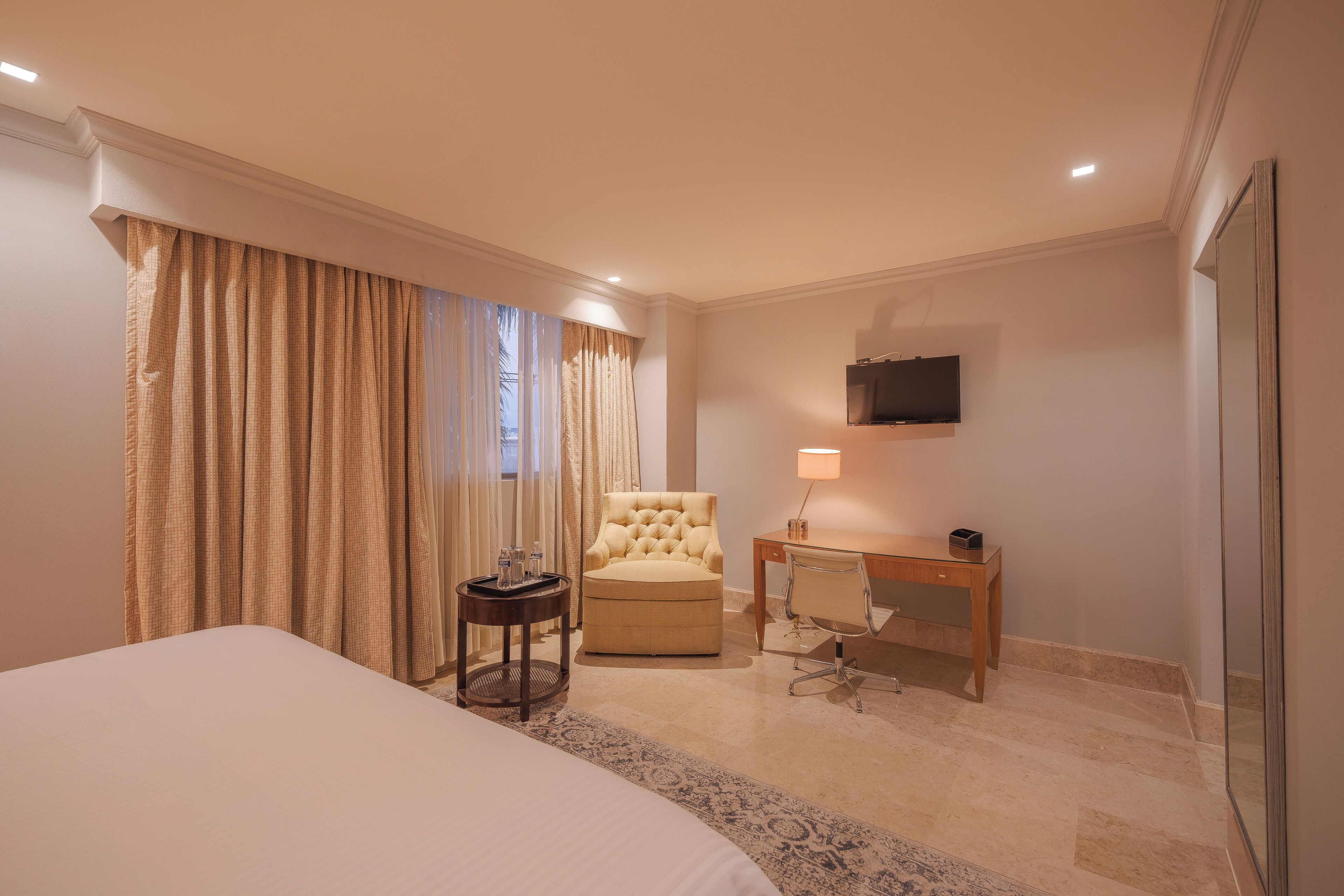 executive room | living area | 25-inch tv with cable channels