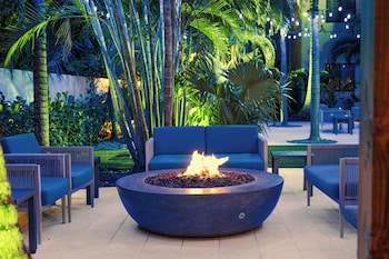 Patio, balcany or terrace at Compass by Margaritaville Hotel Naples