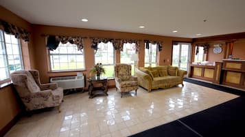 Sala de estar en el lobby