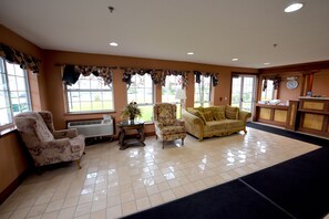 Sala de estar en el lobby
