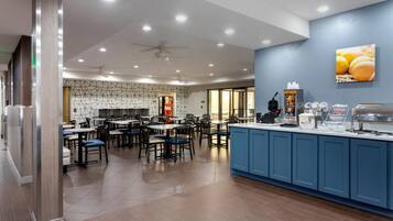 Free buffet breakfast