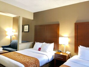 Room, 2 Queen Beds, Non Smoking | Premium bedding, in-room safe, desk, laptop workspace - Quality Suites Waldorf (Waldorf)