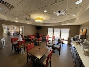 Free daily full breakfast