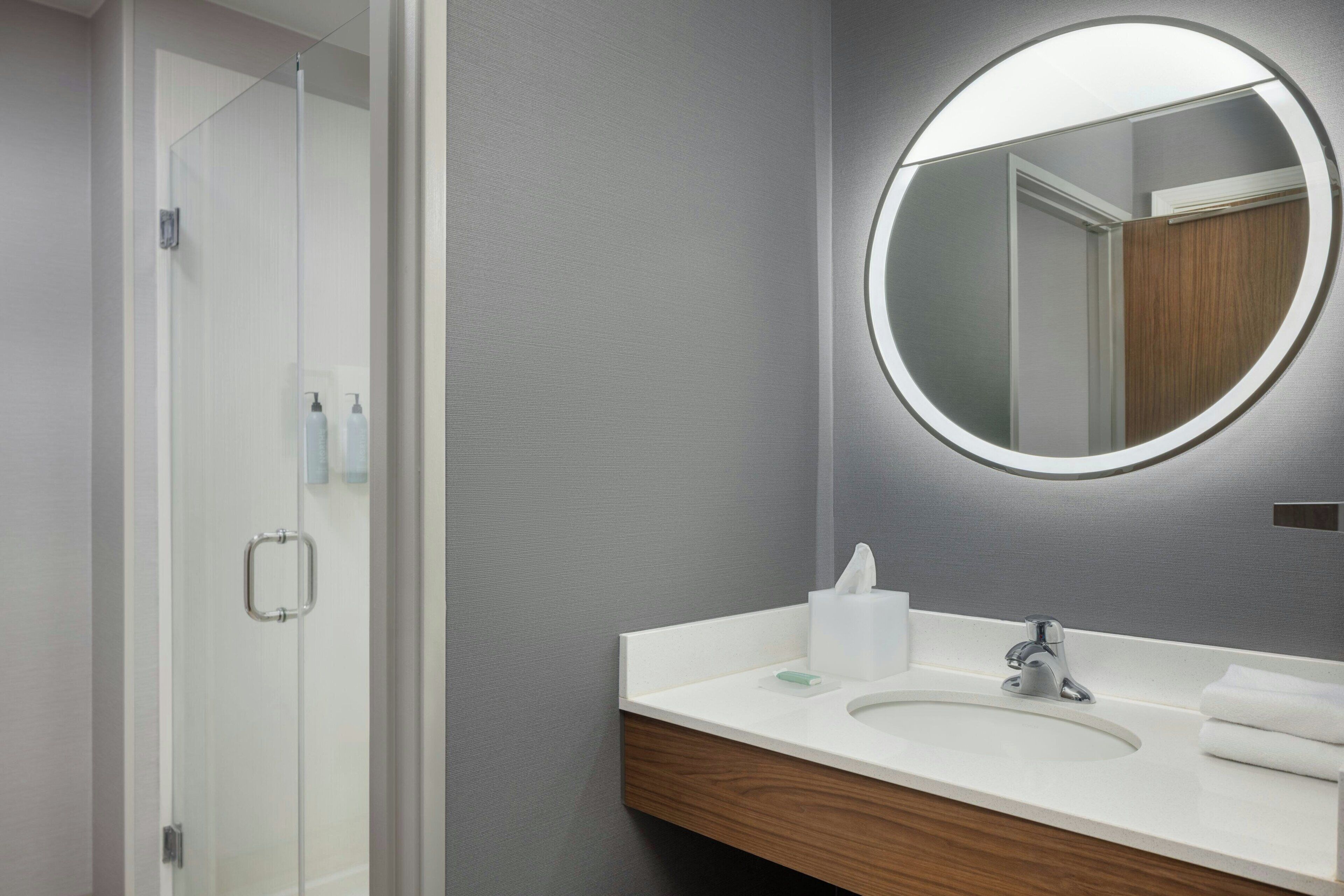 free toiletries, hair dryer, towels, soap