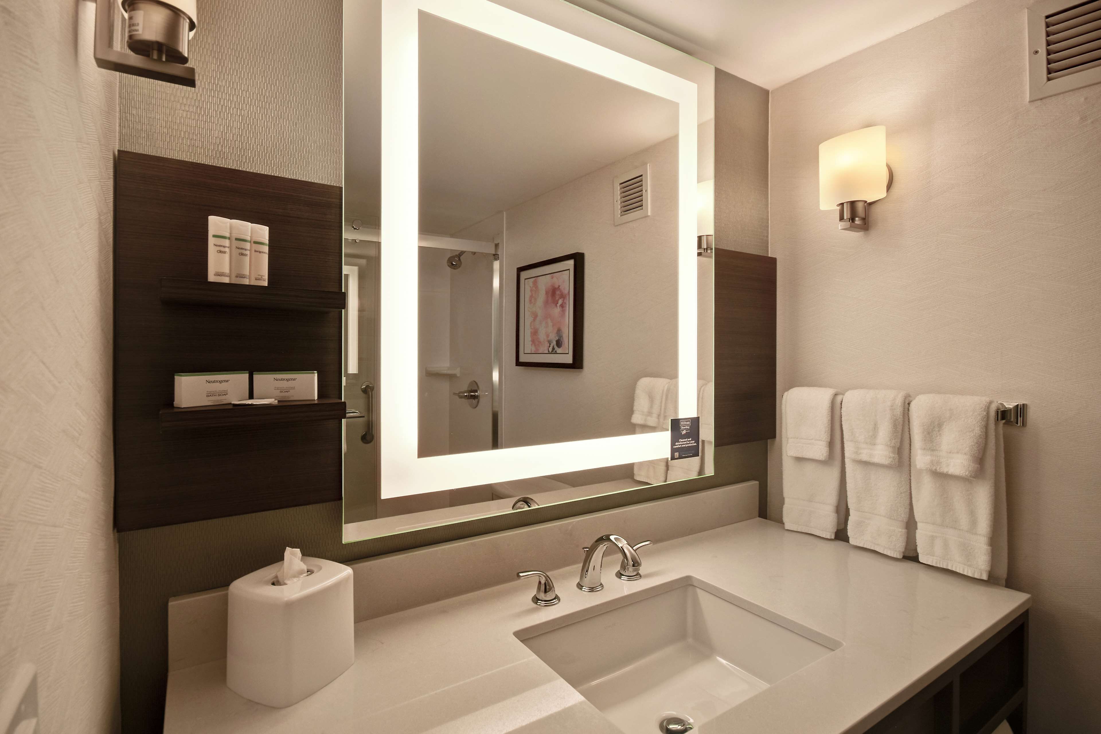 1 bedroom, desk, laptop workspace, blackout curtains