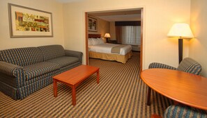 Suite, 1 King Bed | Down comforters, desk, laptop workspace, blackout drapes