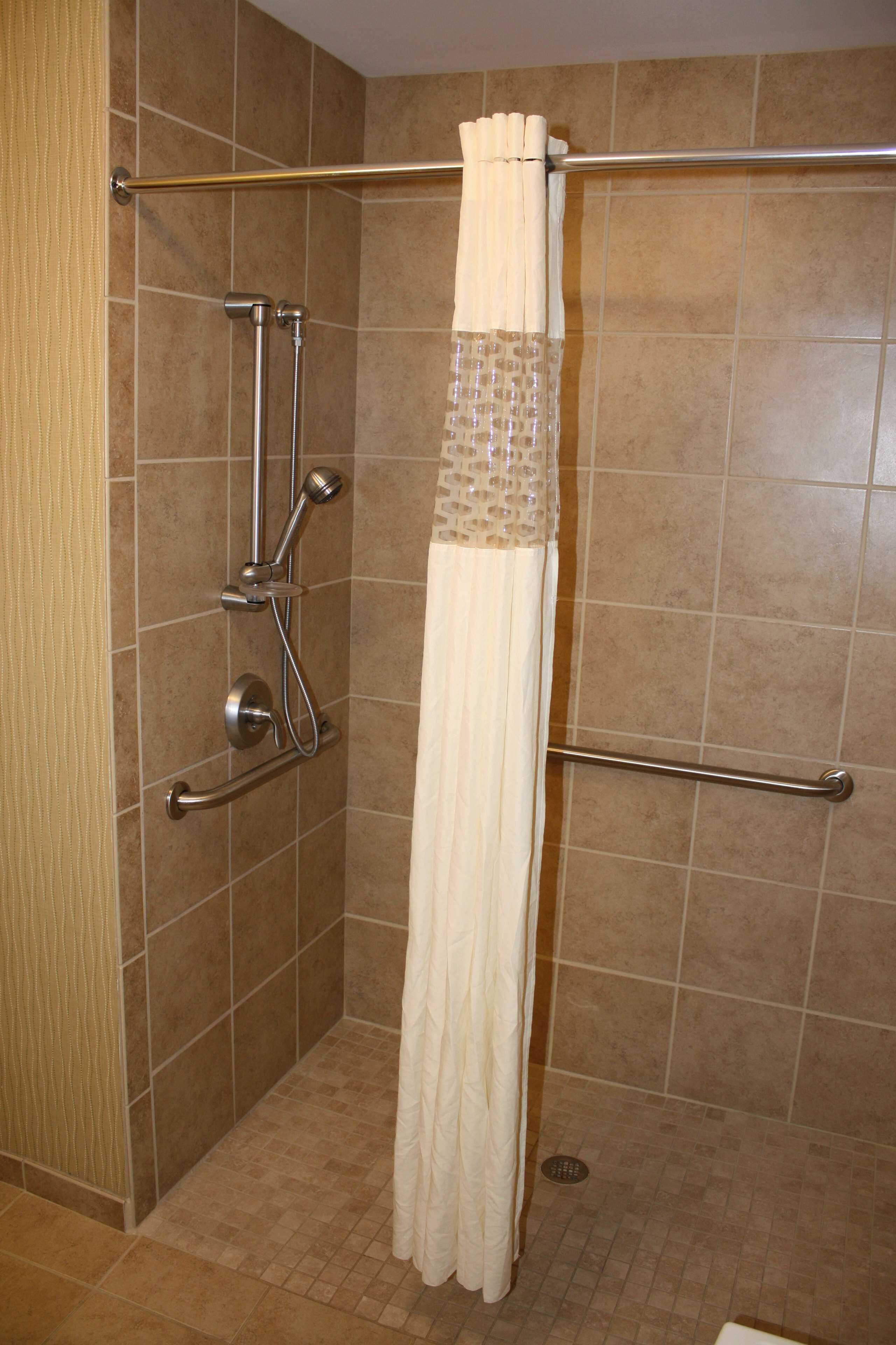 free toiletries, hair dryer, towels