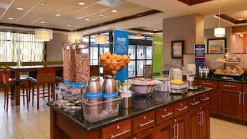 Free daily buffet breakfast