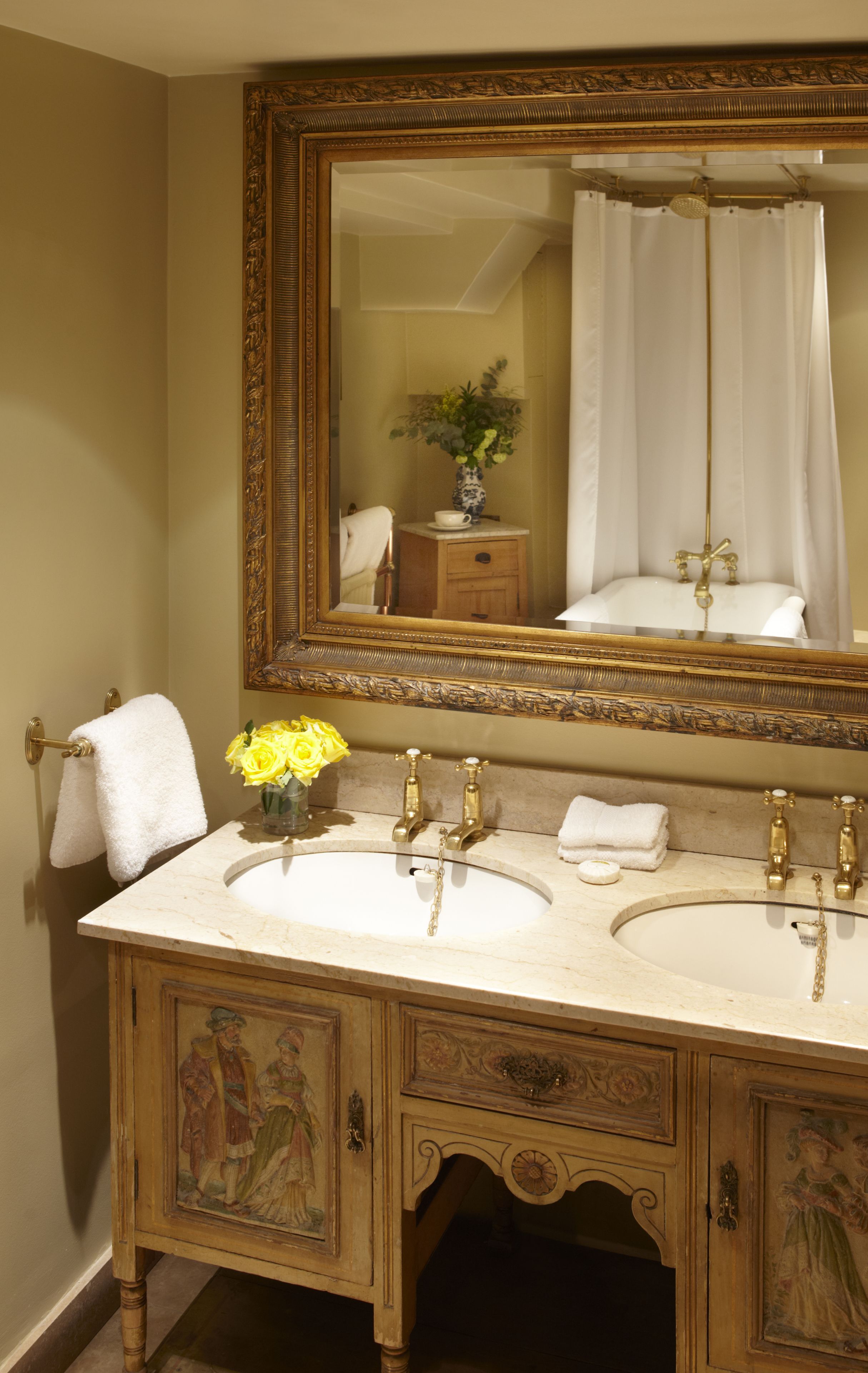 superior double room | bathroom | designer toiletries, hair dryer, bathrobes, slippers