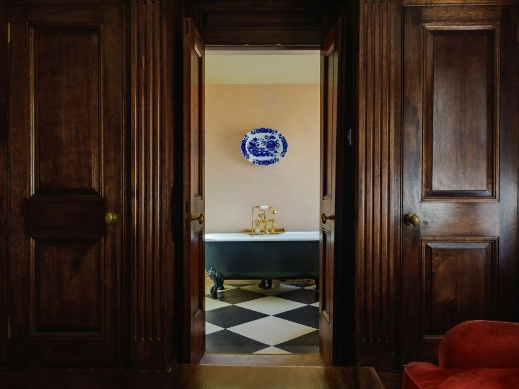 superior double room | bathroom | designer toiletries, hair dryer, bathrobes, slippers