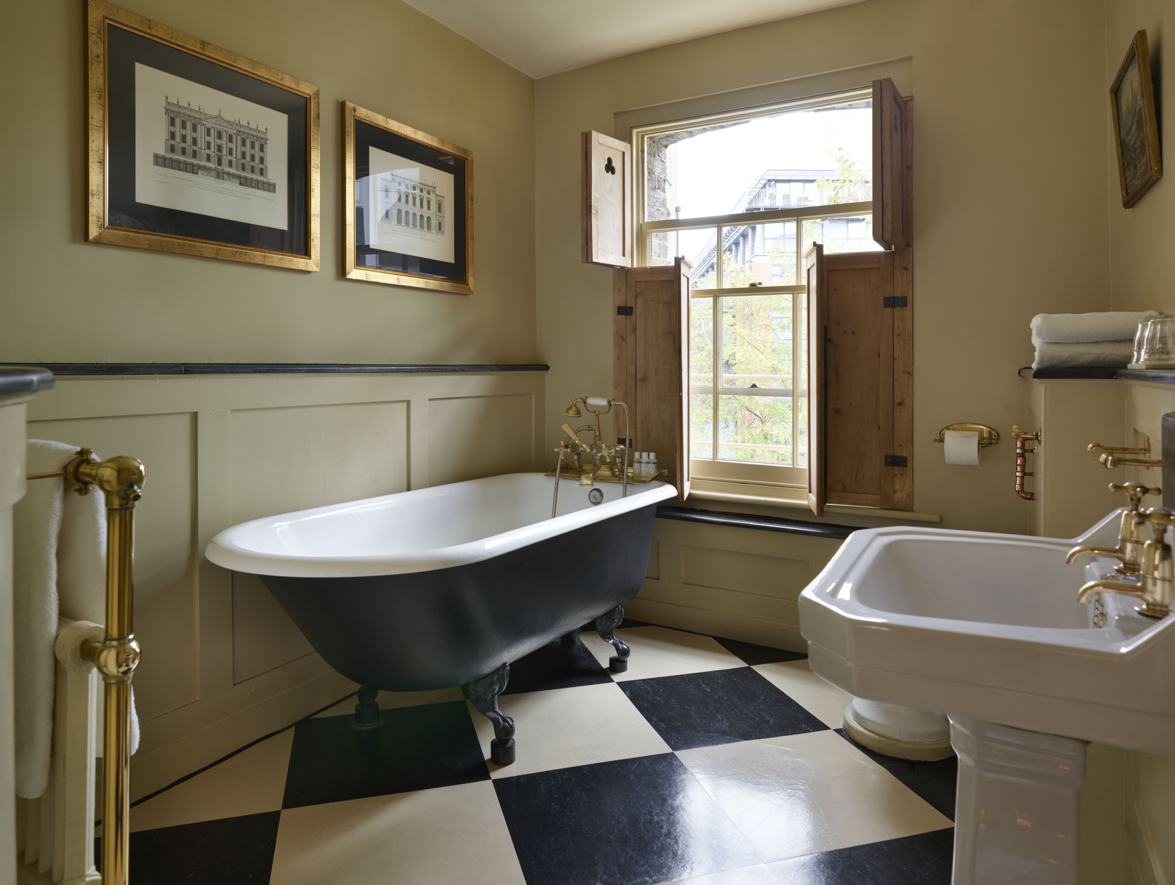 superior double room | bathroom | designer toiletries, hair dryer, bathrobes, slippers