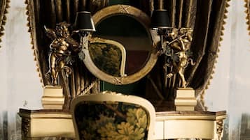 Signature Suite, 1 King Bed (The Rook's Nest) | Living area | 32-inch LED TV with satellite channels, TV