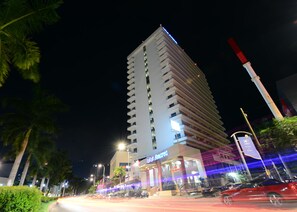 Front of property – evening/night