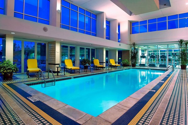 Indoor pool, seasonal outdoor pool