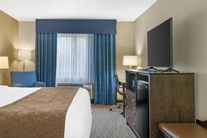 Standard Room, 1 King Bed, Non Smoking, Refrigerator & Microwave