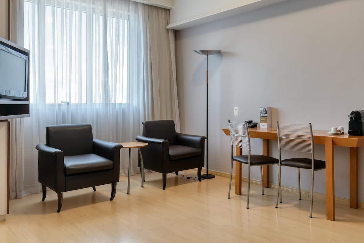 Minibar, in-room safe, desk, blackout curtains