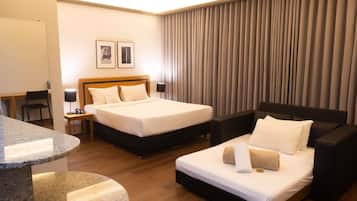 Minibar, in-room safe, desk, blackout drapes