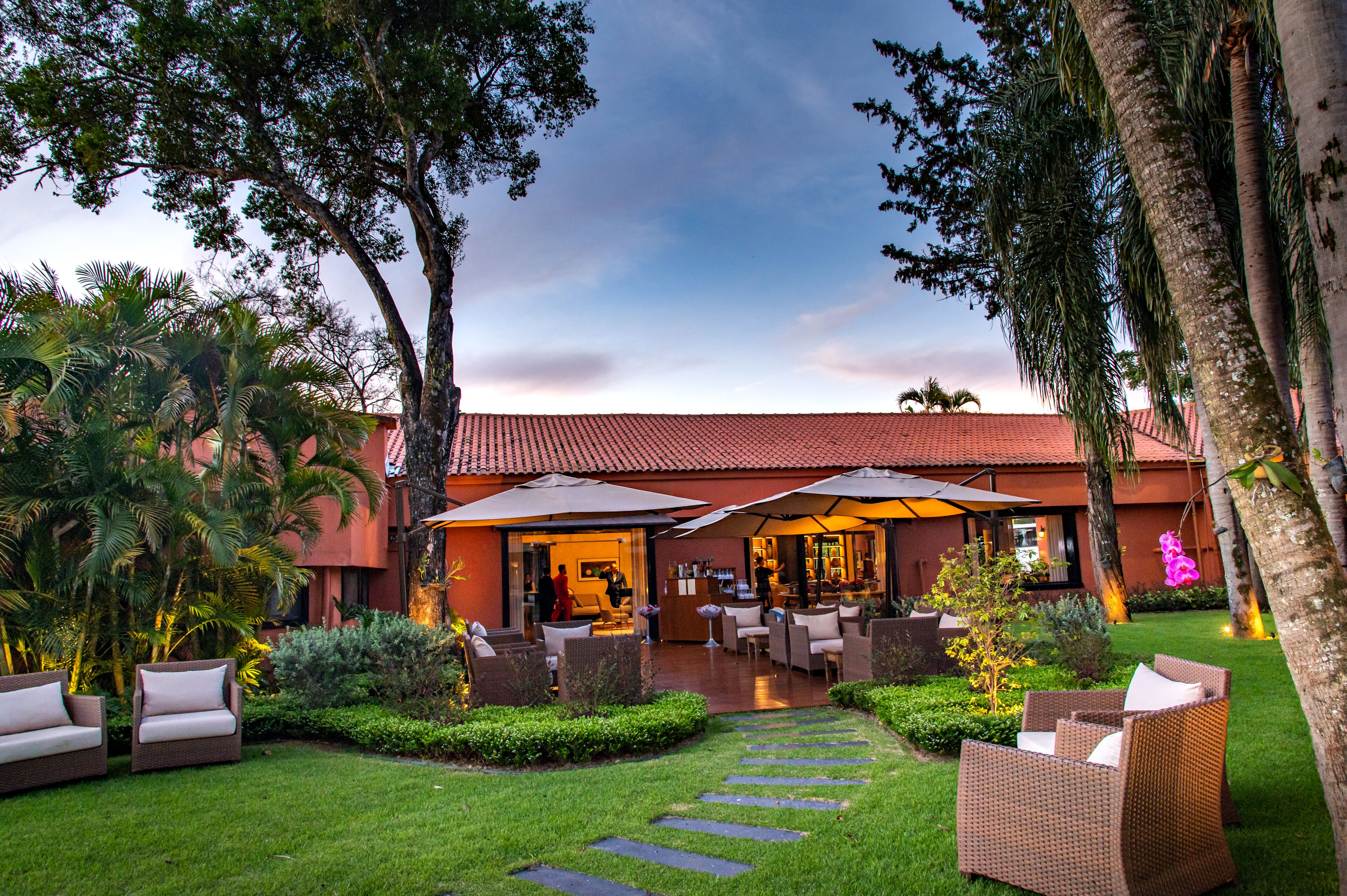 Área externa para casamento