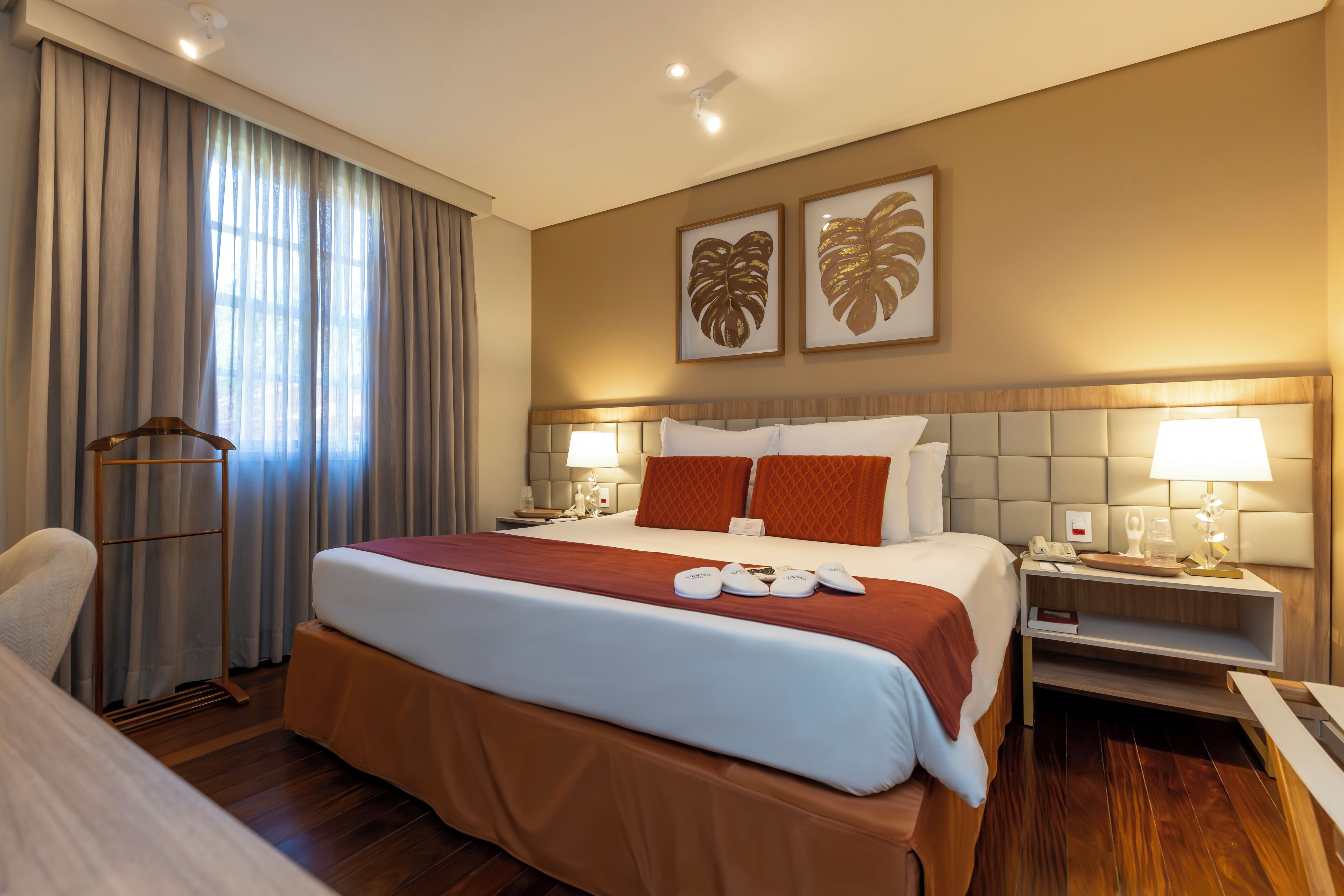 Suíte Master | Hochwertige Bettwaren, Pillowtop-Betten, Minibar, Zimmersafe