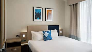 In-room safe, desk, blackout curtains, iron/ironing board