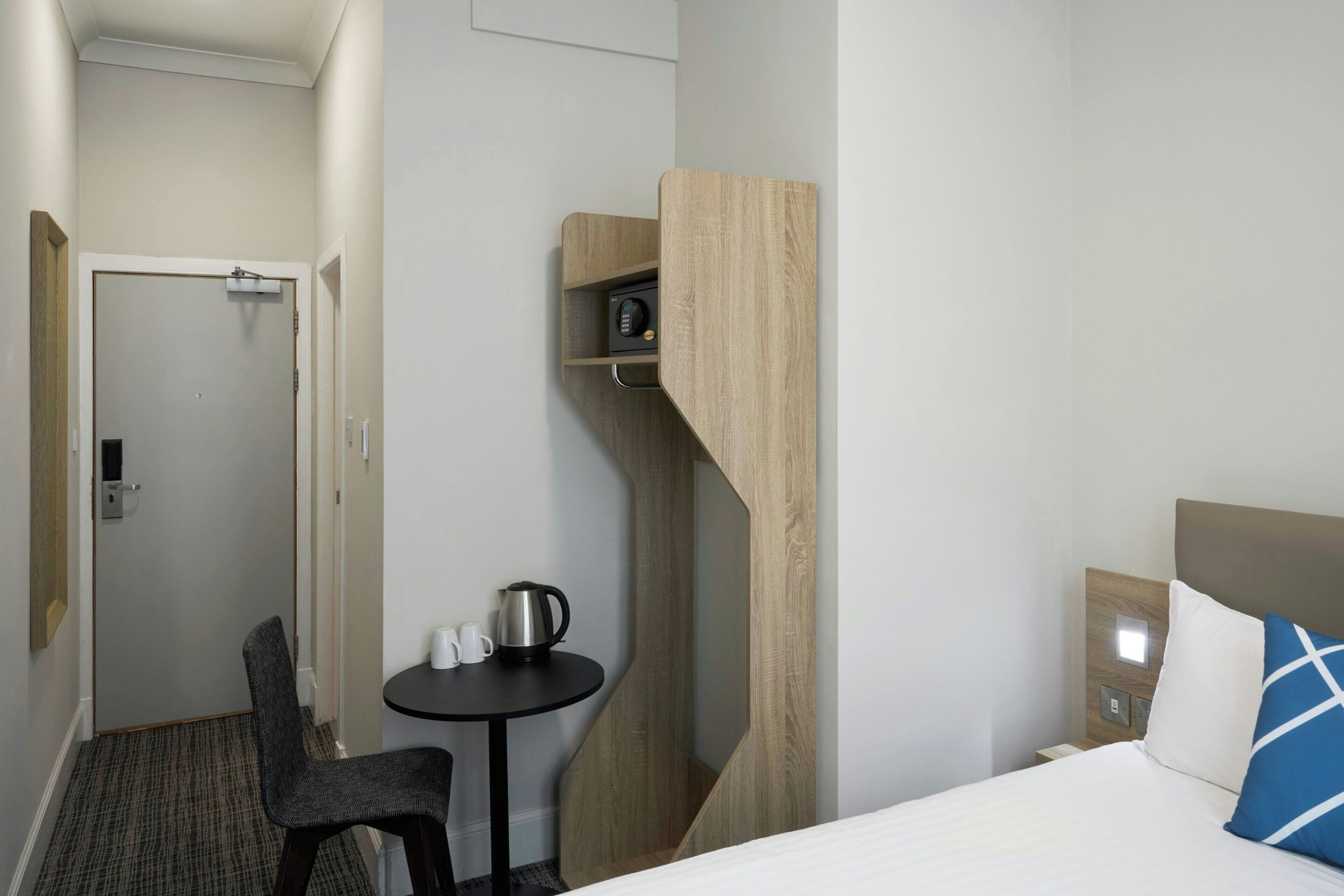 efficient double | in-room safe, desk, blackout curtains, iron/ironing board