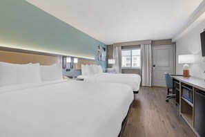 Standard Room, 2 Queen Beds, Non Smoking | In-room safe, desk, laptop workspace, blackout drapes - Comfort Inn Sea World Area (San Diego)