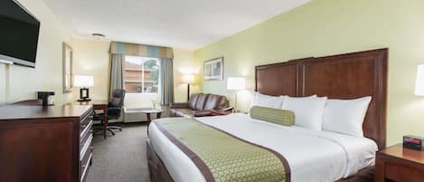 Suite, 1 King Bed, Non Smoking | Premium bedding, pillowtop beds, desk, laptop workspace