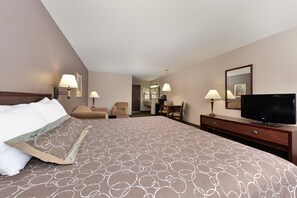 Standard Suite, 1 King Bed (with Twin Sized Sofa Bed) | Iron/ironing board, free cribs/infant beds, rollaway beds, free WiFi