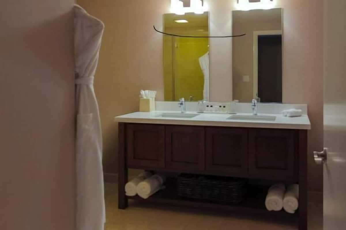 Baño | Amenidades de baño gratuitas, secadora de cabello, batas, toallas