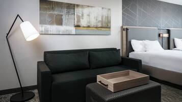 Suite, Non Smoking | Premium bedding, desk, blackout drapes, iron/ironing board