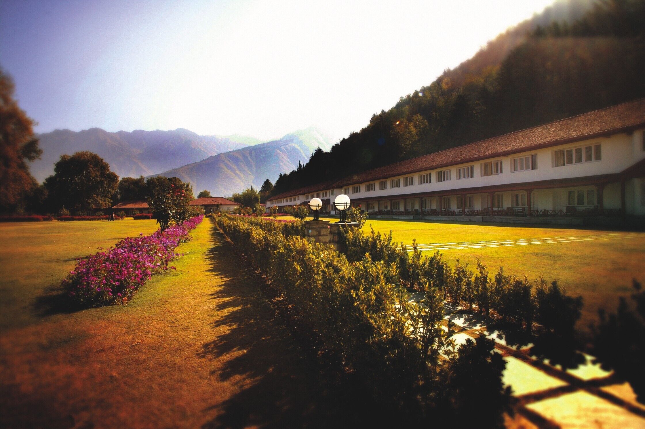 Front of property – evening/night