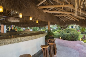 Poolside bar