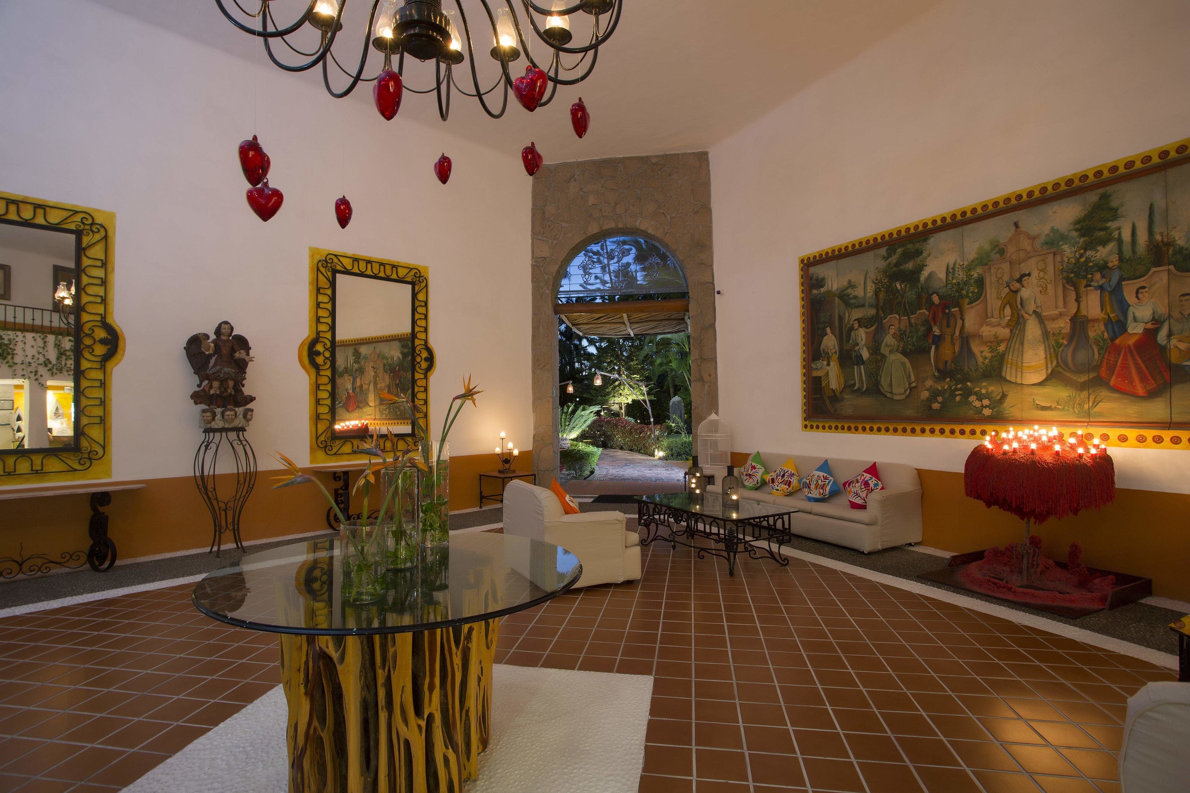 Sala de estar en el lobby