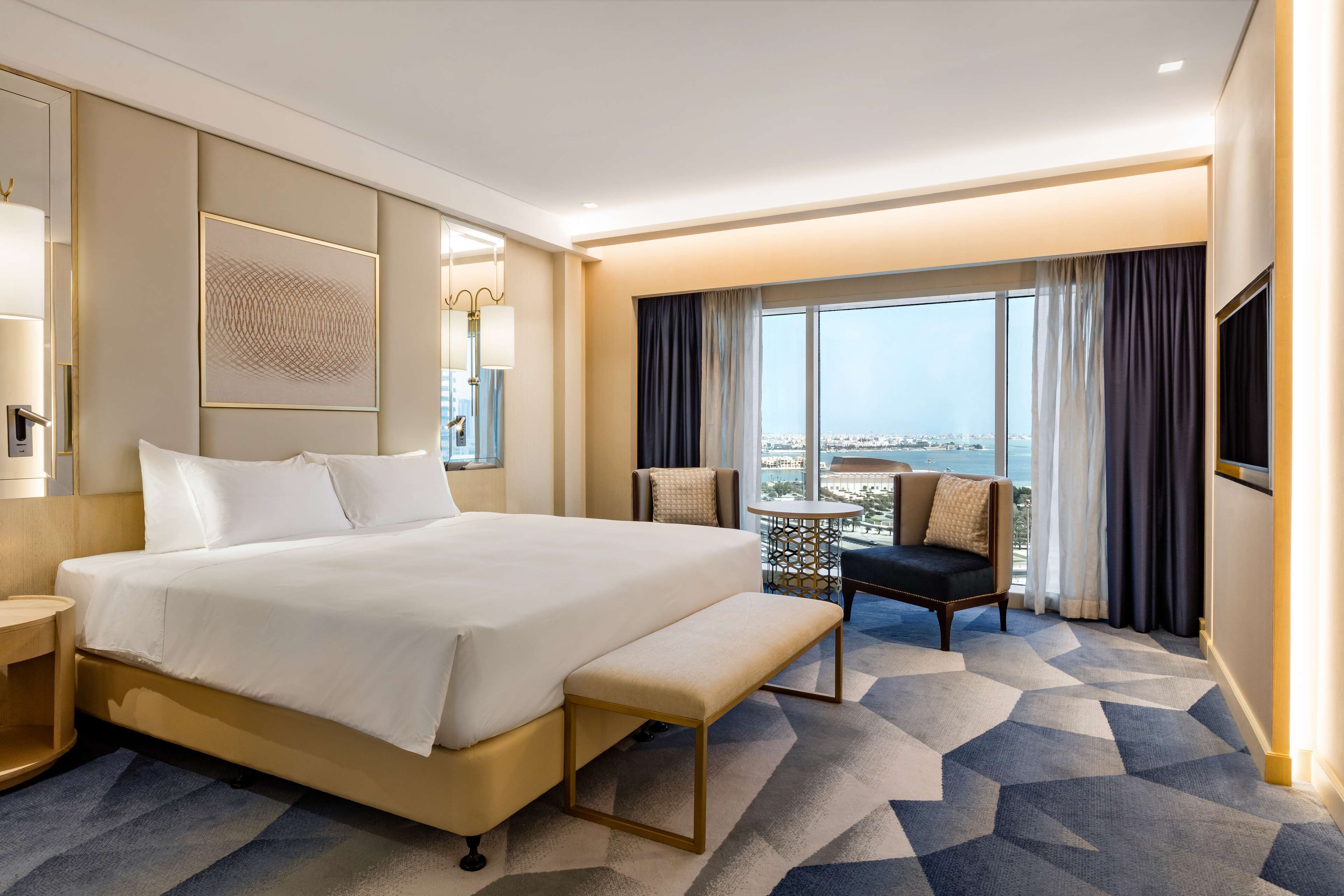 Minibar, in-room safe, desk, laptop workspace