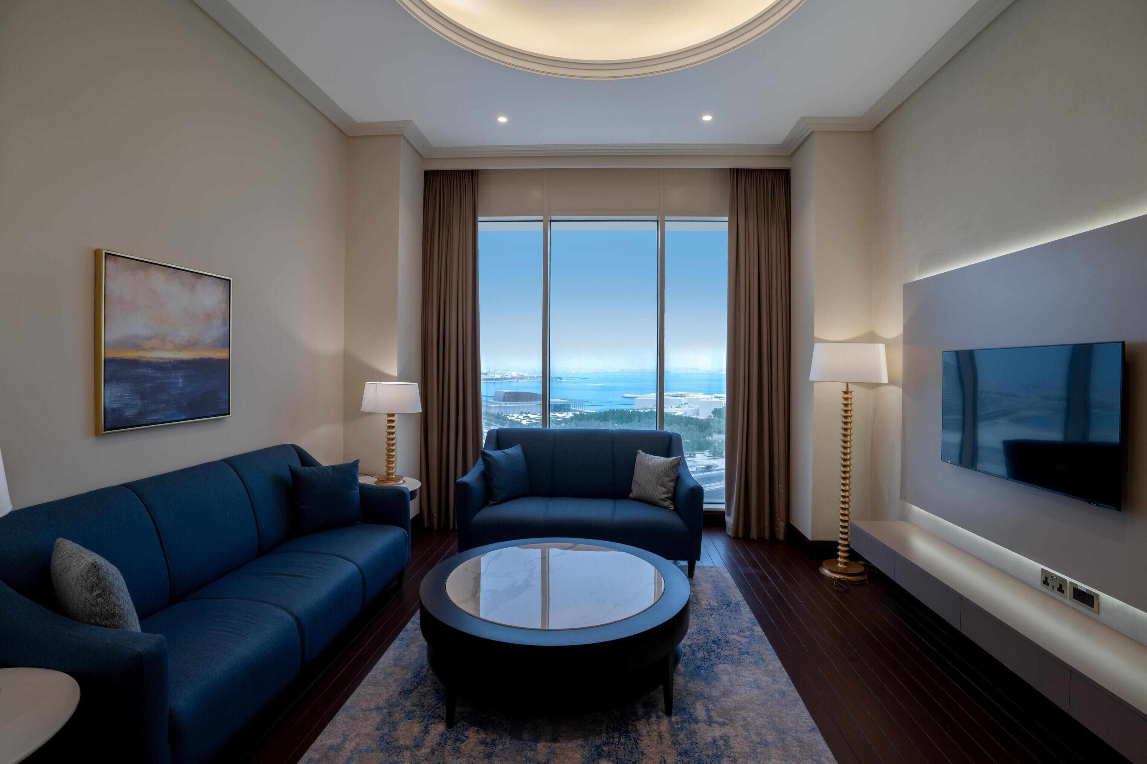 Minibar, in-room safe, desk, laptop workspace