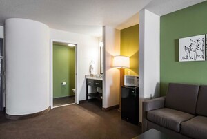 In-room safe, desk, blackout curtains, iron/ironing board