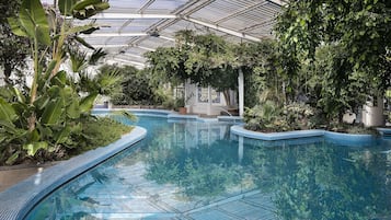 2 indoor pools, seasonal outdoor pool