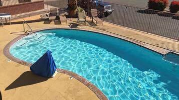 Blick von der Unterkunft