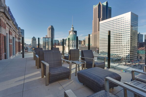 Terrasse sur le toit