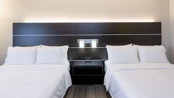 In-room safe, desk, laptop workspace, blackout drapes