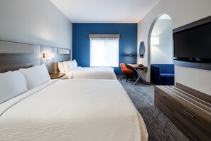 Suite, 2 Queen Beds (Extra Living Area) | Desk, blackout drapes, iron/ironing board, free WiFi