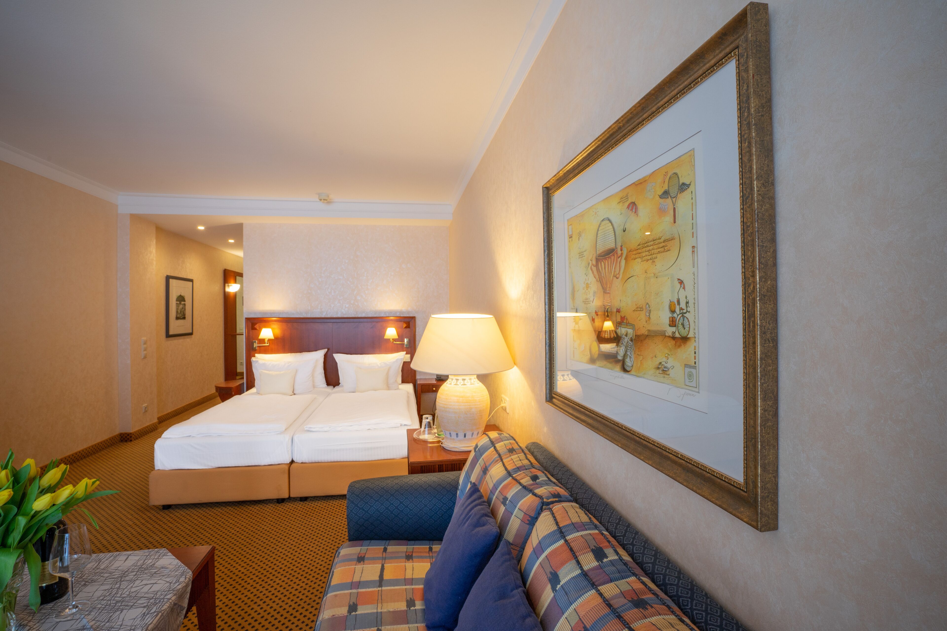 comfort double room, garden view | 1 bedroom, hypo-allergenic bedding, minibar, in-room safe