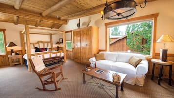 Premium bedding, down comforters, in-room safe, desk