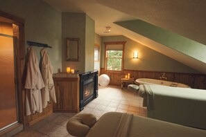 Un sauna, baño turco, tratamientos corporales