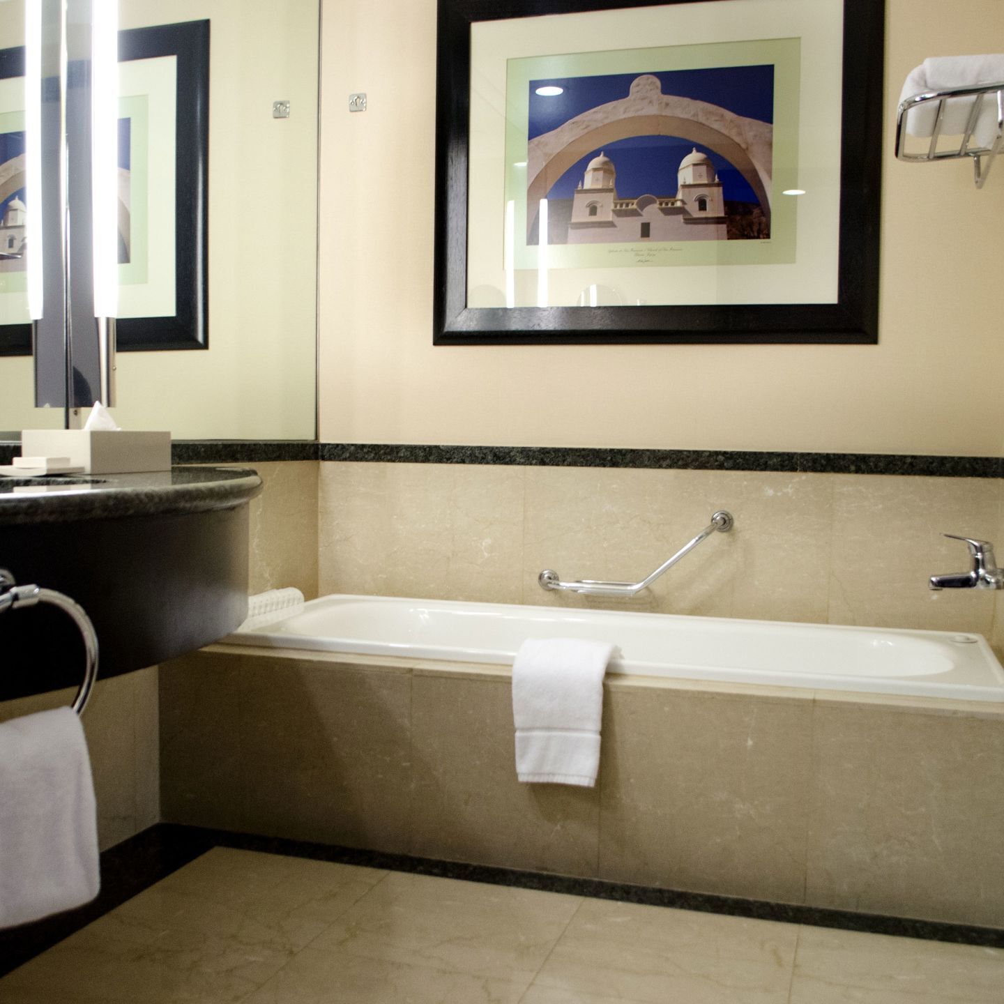Bathroom | Separate tub and shower, deep soaking tub, free toiletries, hair dryer
