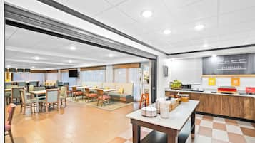 Free daily on-the-go breakfast