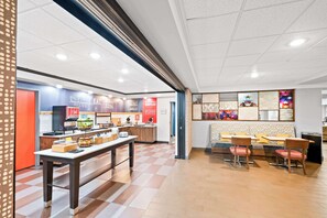Free daily on-the-go breakfast