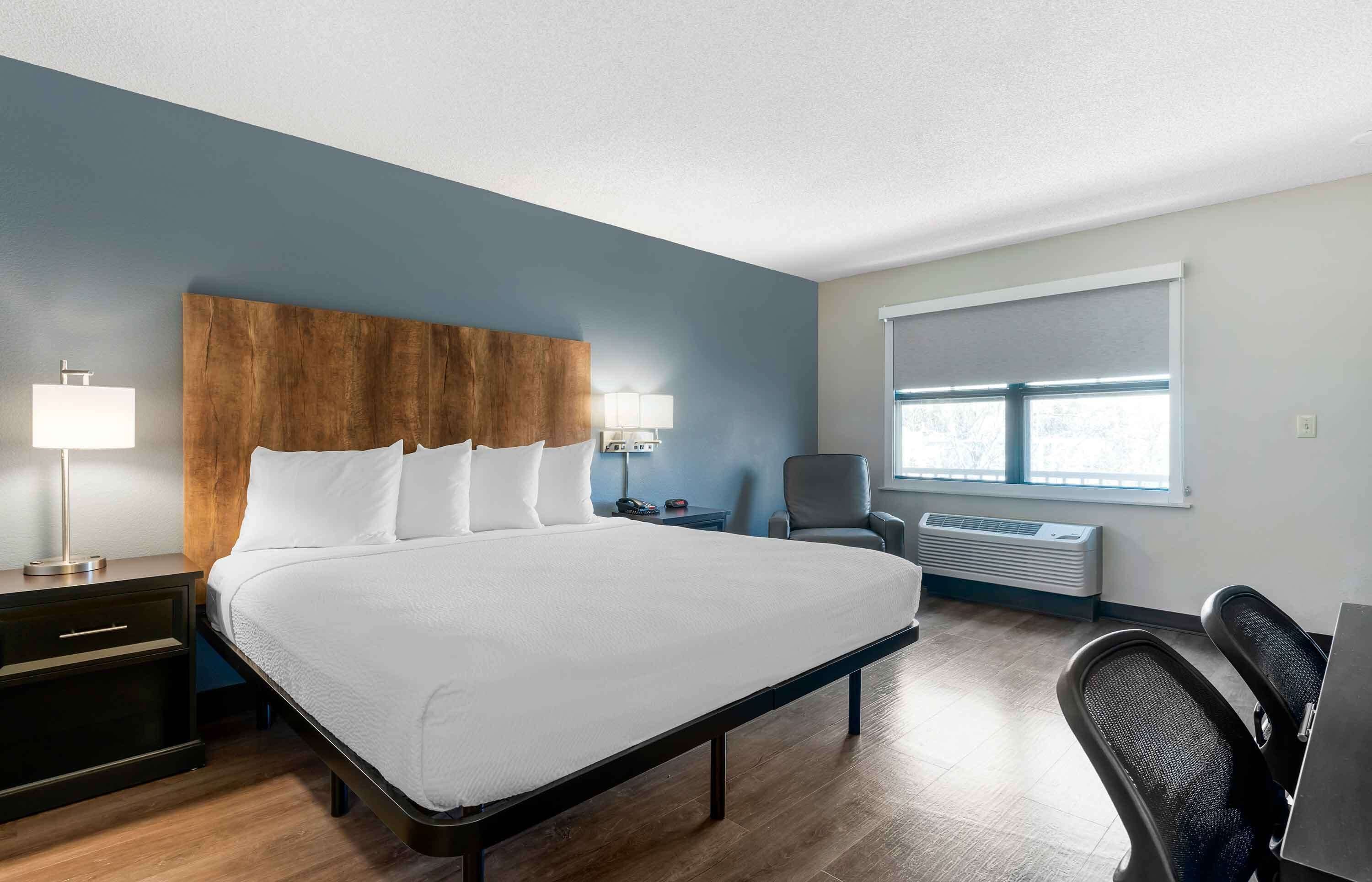 Studio, 1 King Bed, Non Smoking | Desk, laptop workspace, iron/ironing board, free WiFi