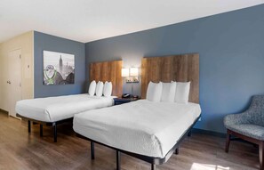 Studio, 2 Double Beds, Non Smoking | Desk, laptop workspace, iron/ironing board, free WiFi - Extended Stay America Suites San Ramon Bishop Ranch East (San Ramon)