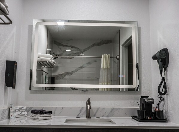 Deluxe 2 Queen with sofa sleeper | Bathroom